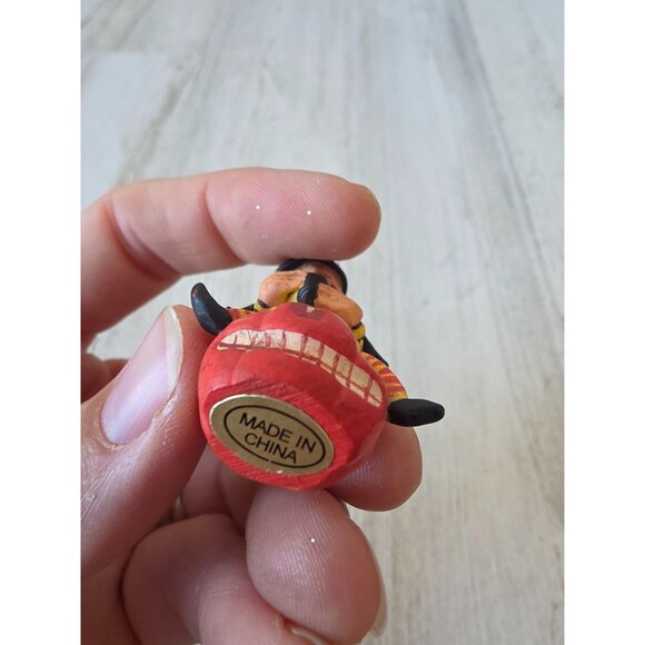 Dept 56 polliwoggs mini witch Halloween jack-o'-lantern cat ornament tree table - Picture 7 of 7